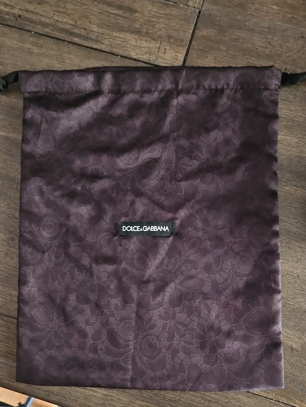 Dolce & Gabbana Paisley Drawstring Dust Bag